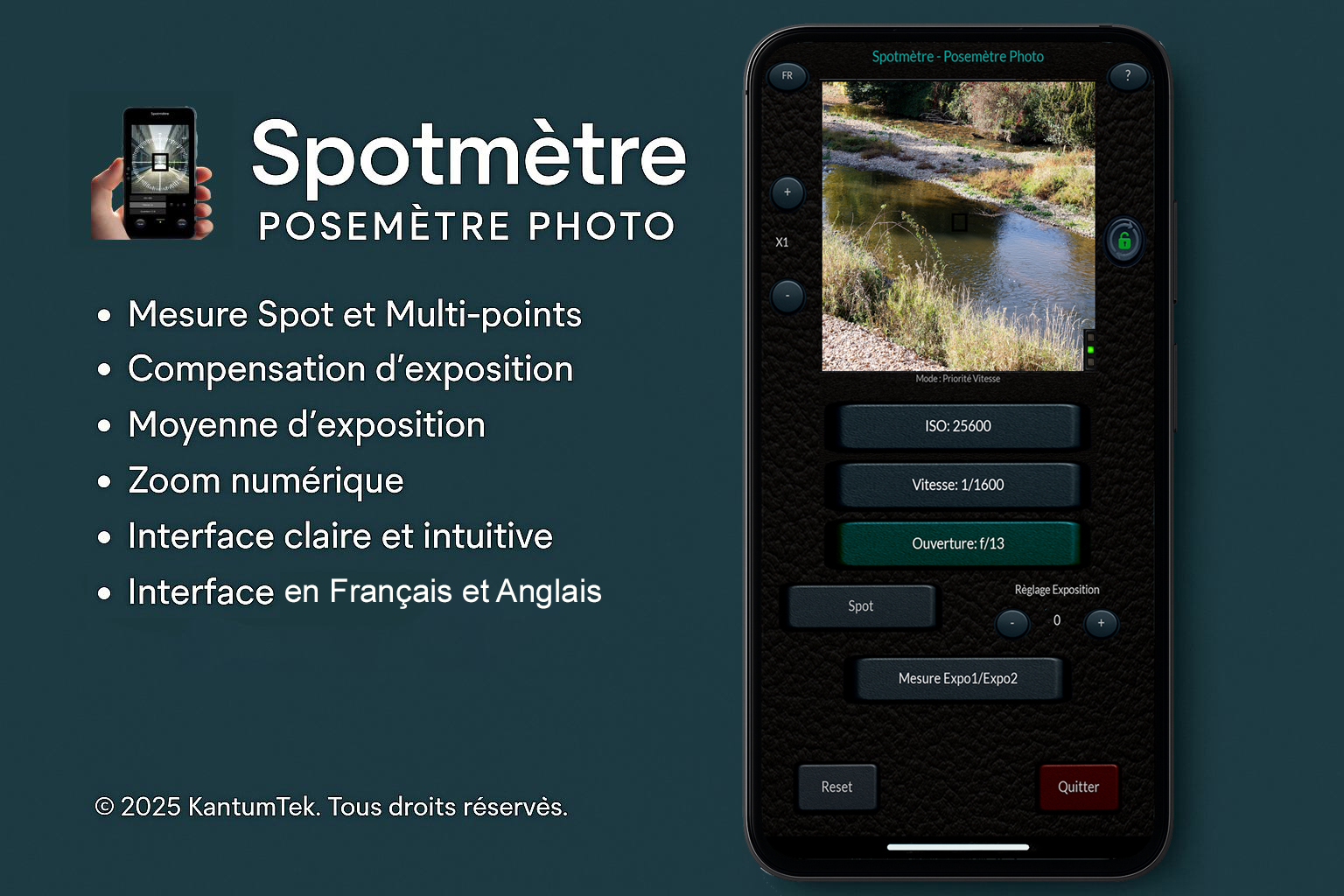 Disponible sur Google Play Android.